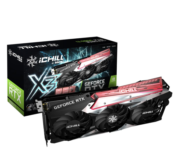 INNO3D GeForce RTX 3060 Ti iCHILL X3 RED LHR 8GB GDDR6